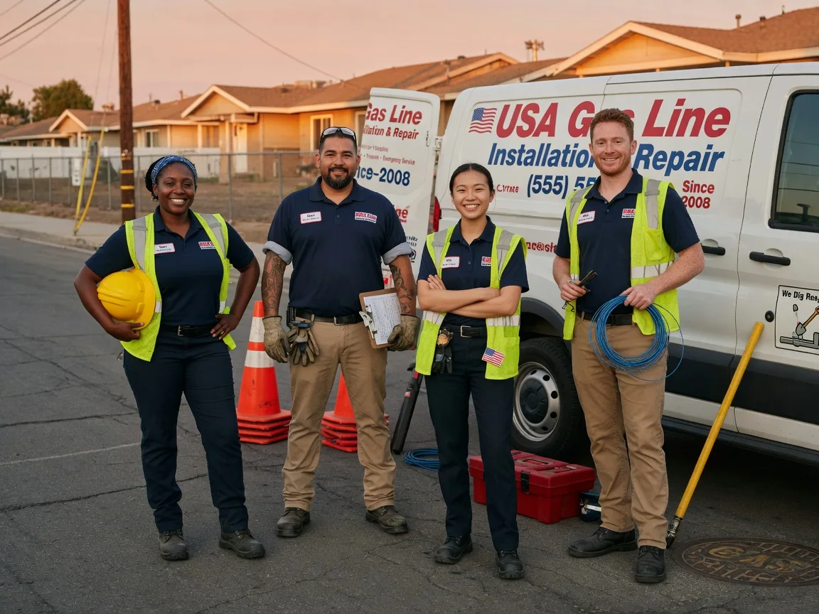 Gas Line Installation company in Waterford Works, NJ